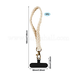 Correas para móvil trenzadas de algodón&nbsp;AJEW-TAC0030-030A