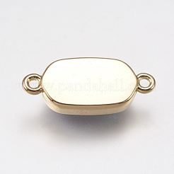 Galvanisch beschichtete natürliche Druzy-Achat-Verbindungsverbinder&nbsp;G-L481-B
