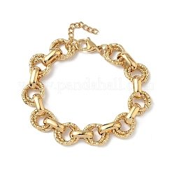 Rolo-Kettenarmbänder aus 304er Edelstahl für Damen&nbsp;BJEW-S176-01G-B