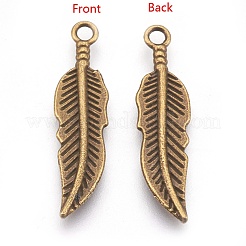 Pendente in lega stile tibetano&nbsp;TIBEP-1397-AB-FF