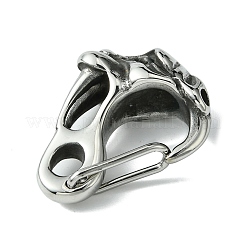 Anelli a molla in acciaio inossidabile 304 in stile tibetano&nbsp;STAS-C099-09AS