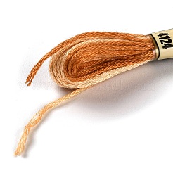10 Strang 6-lagiges Polyester-Stickgarn&nbsp;OCOR-K006-A64