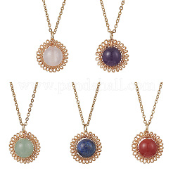 Collane con catena in acciaio inossidabile 304&nbsp;NJEW-JN05616