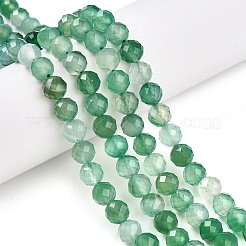 Brins de perles d'agate teintes et chauffées naturellement&nbsp;G-T141-16A-02