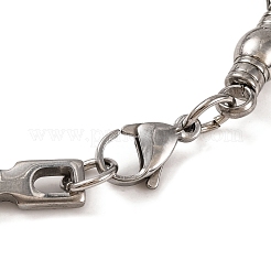 Anlaufgeschützte Gliederkettenarmbänder aus Edelstahl 201&nbsp;BJEW-B078-82P