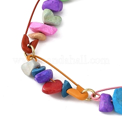 Bracelets en perles de turquoise synthétique pour femmes&nbsp;BJEW-JB12783