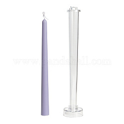 Stampi per candele in plastica trasparente, per strumenti per la produzione di candele, bianco, 26x5cm