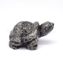 Natural Gemstone 3D Tortoise Home Display Decorations, 83x48x42mm