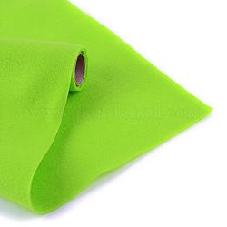 Tejido no tejido bordado fieltro de aguja para manualidades diy, verde césped, 450x1.2~1.5mm, aproximamente 1 m / rollo