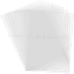 Transparente Unterlegscheibe aus Kunststoff, zur Seifenherstellung, Rechteck, Transparent, 42x29.6x0.01 cm