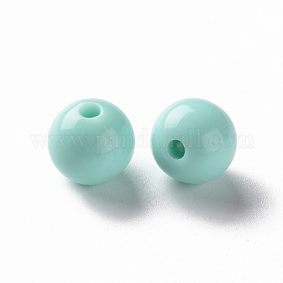 Perles acryliques opaques&nbsp;MACR-S370-C10mm-12-1