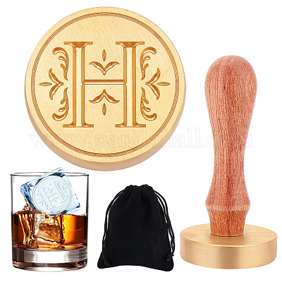Wholesale CRASPIRE Ice Mould Initial H Ice Cube Stamp Vintage Ice Branding  Stamp with Removable Brass Head & Wood Handle Ice Stamp for Ice Cubes  Cocktail Whiskey Mojito Drinks Bar Making DIY