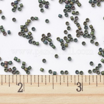 Miyuki Delica Dark Green Beads for Jewelry Making - DB0327