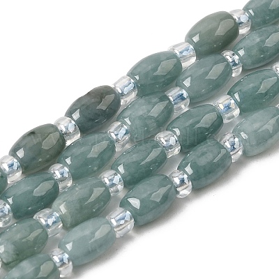 Natürliche Myanmar-Jadeit-Perlenstränge&nbsp;G-F822-C01-02-1