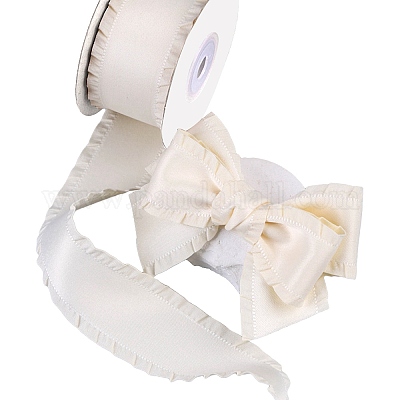 10 Yard gerüschte Bänder aus Polyester&nbsp;PW-WG29113-18-1