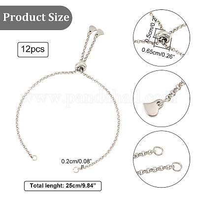 12Pcs Expandable Wire Bangle Bracelet Stainless Steel Bangles Bulk