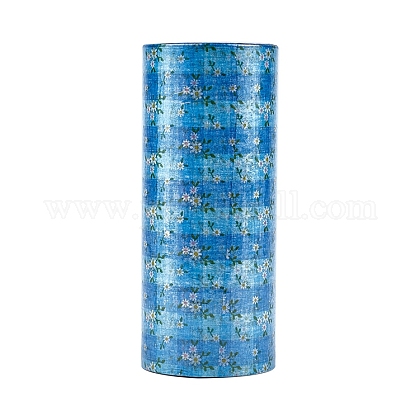DIYスクラップブック  装飾的なマスキングテープ  花柄  100mm  約5m /ロール DIY-WH0161-27B-05-1