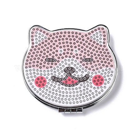 Kit di specchietti per il trucco con pittura a diamante speciale a forma di cane fai da te DIY-P048-07-1