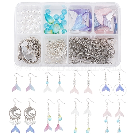 Wholesale SUNNYCLUE DIY Cellulose Acetate(Resin) Earring Making