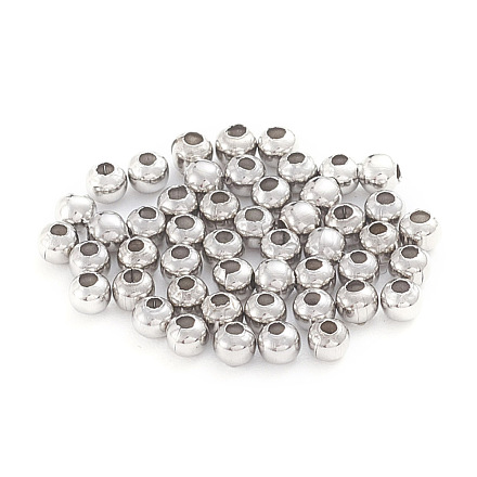 304 Stainless Steel Beads STAS-G230-P02-1