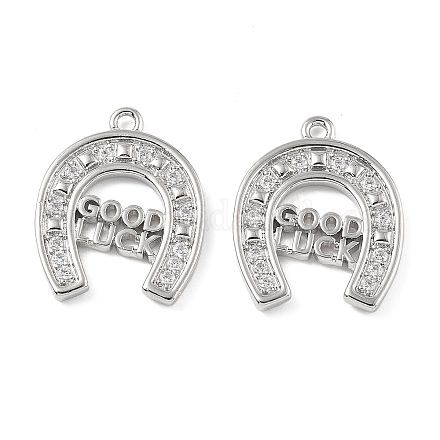 Подвеска из латуни с фианитами KK-CJC0023-02B-P-1