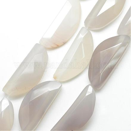 Chapelets de perles en agate naturelle G-S232-03-1