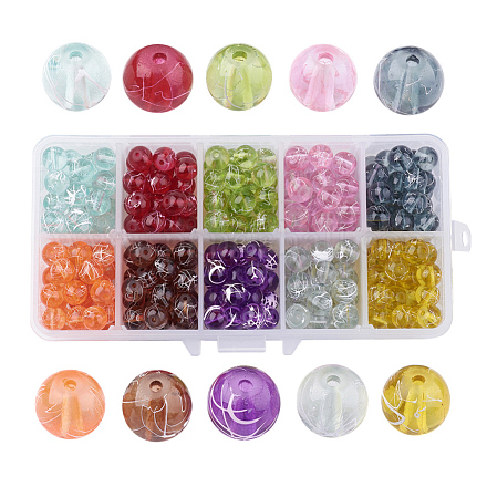Drawbench Transparent Glass Beads GLAD-JP0001-01-1