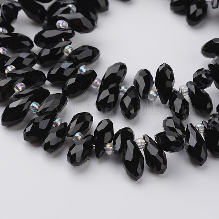 Glass Beads Strands EGLA-G005-02-1