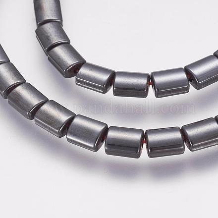 Electroplate Non-magnetic Hematite Beads Strands G-P314-14J-1