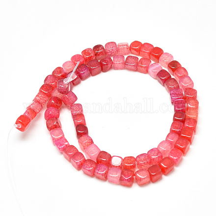 Natural Crackle Agate Beads Strands G-S266-12A-1
