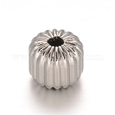 304 Stainless Steel Corrugated Beads STAS-I050-03A-1