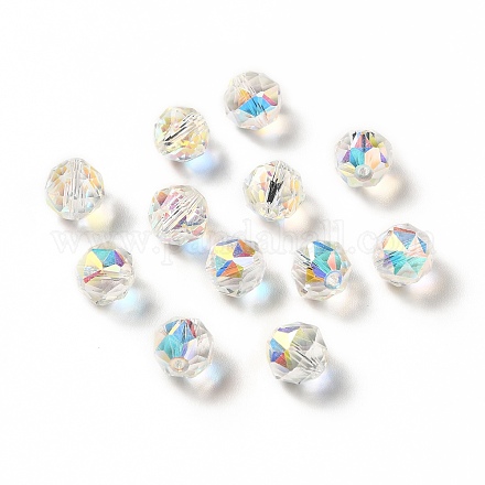 Verre imitation perles de cristal autrichien GLAA-H024-10B-1