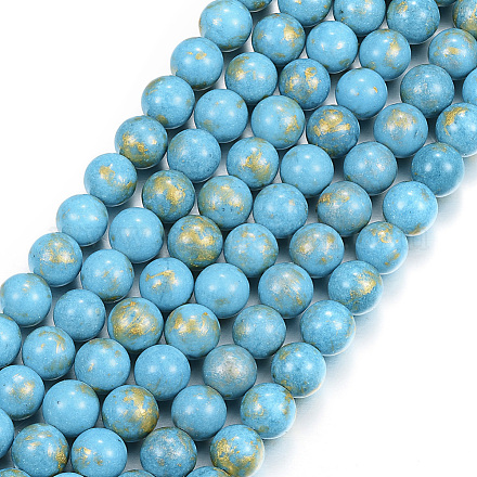 Natural Mashan Jade Beads Strands G-P232-01-C-4mm-1