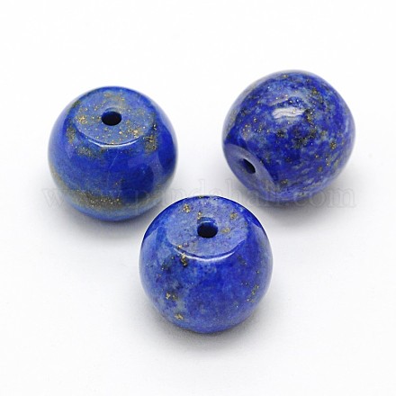 Natural Lapis Lazuli Barrel Beads G-O084-B-03-1