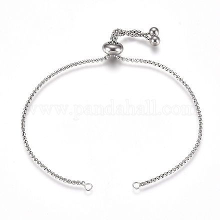 Réglable bracelet en acier 304 inoxydable pour bricolage STAS-G169-01P-A-1