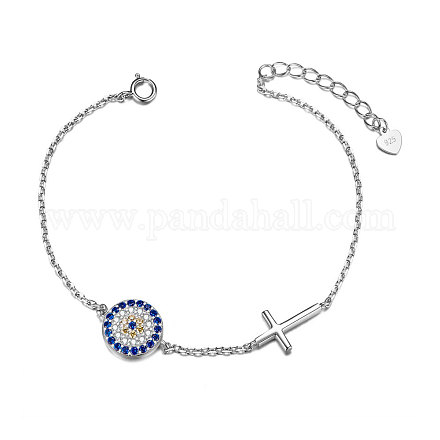 Bracelet shegrace en argent sterling plaqué rhodium 925 JB464A-1