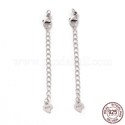 925 Sterling Silver Chain Extenders STER-D036-37AS-1