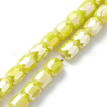 Electroplate Glass Beads Strands EGLA-K015-08A-1