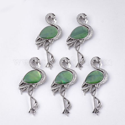 Freshwater Shell Brooches/Pendants RESI-S376-20A-1