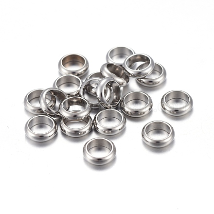 Intercalaire perles en 201 acier inoxydable STAS-K200-07P-G-1