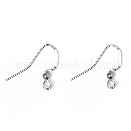 304 Stainless Steel French Earring Hooks X-STAS-Q229-02-1