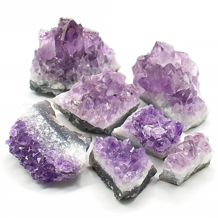 Natural Drusy Amethyst Mineral Specimen Display Decorations PW23051613942-1