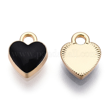Light Gold Plated Alloy Charms ENAM-T009-01B-01-1