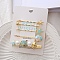 Conch/Starfish/Shell Shape Alloy Hair Bobby Pin Sets, with Rhinestone and Plastic Imitation Pearl and Enamel, Light Blue, 55~63mm, 5pcs/set