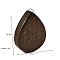 Wooden Earrings Storage Rack, Jewelry Display Holders, Teardrop, 9.94x7.9x2.2cm