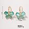Exquisite Butterfly Ear Decor for Trendy Fashion Earlobe Design, Golden, Green, 27x19mm