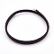3-Loop Magnetic Cord Wrap Bracelets, Coconut Brown, 20.15 inch(51.2cm), 2mm