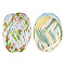 2 Skeins 2 Styles Super Soft Polyester Yarn, For Hand Knitting Thick Thread, Mixed Color, 20~23mm, 1 skein/style