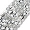 Synthetic Moonstone Beads Strands, Round, Clear, 8mm, Hole: 1mm, about 23~24pcs/strand, 7.09~7.32 inch(18~18.6cm)