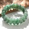 Bicone Natural Green Aventurine Beads Stretch Bracelets for Women Men, Inner Diameter: 2-1/4~ 2-1/2 inch(5.75~6.45cm)